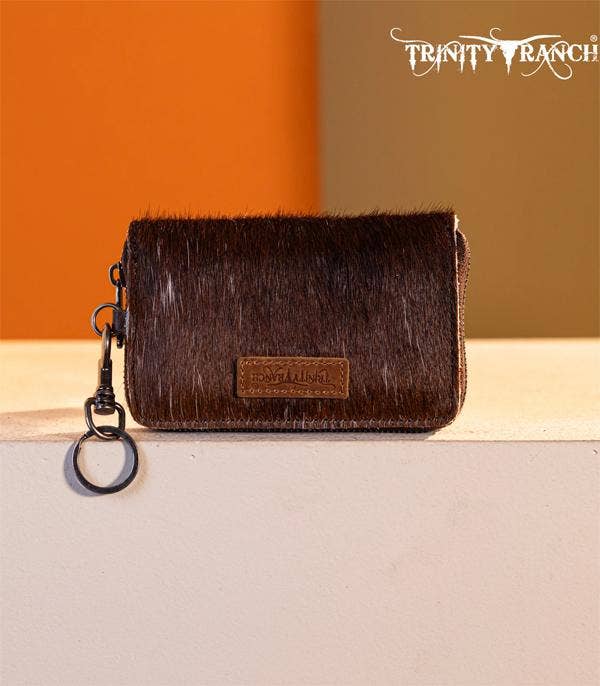 Trinity Ranch Cowhide Mini Wallet