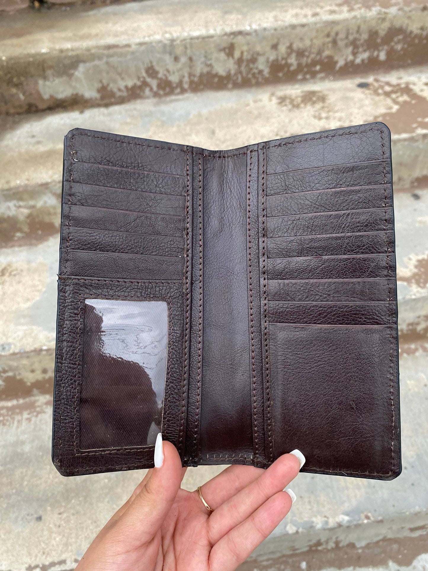 Julian Cowhide Tooled Mens Wallet
