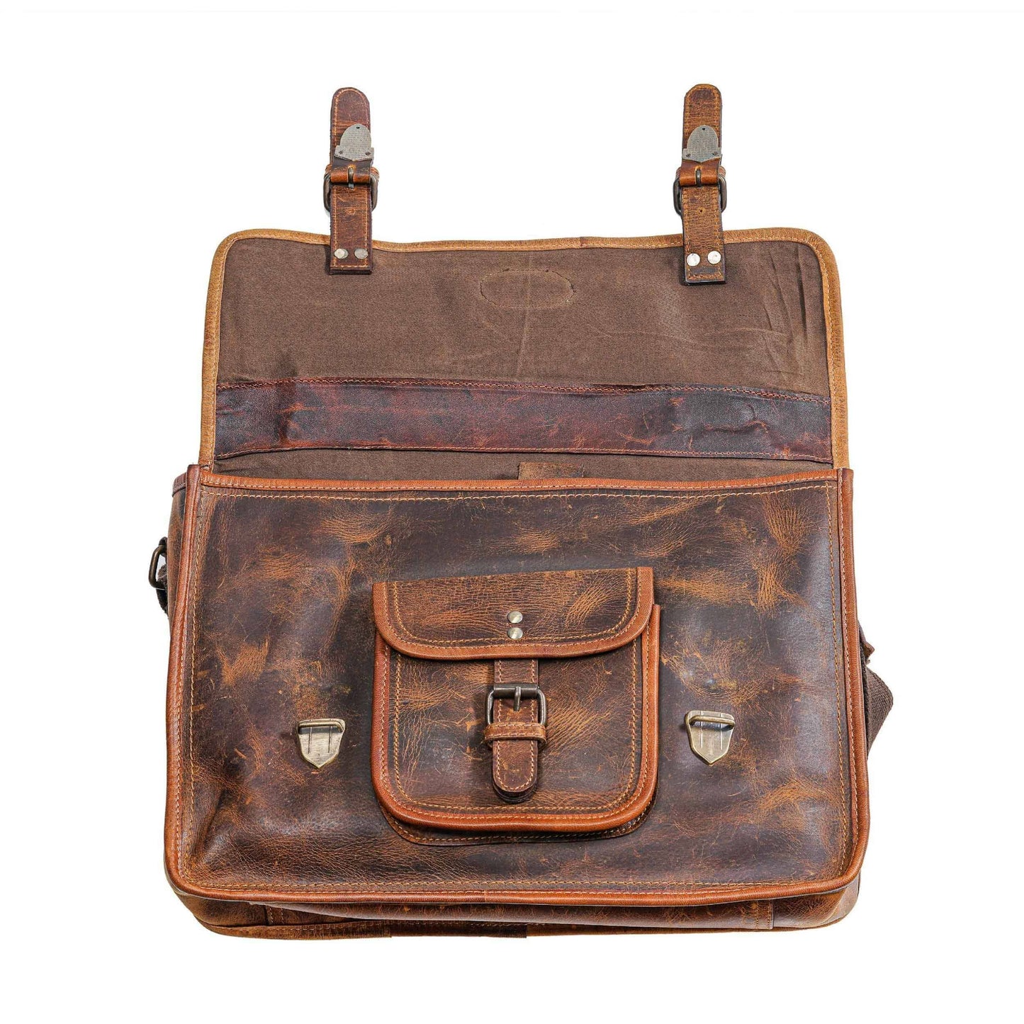 Buffalo Leather Briefcase/ Laptop Bag