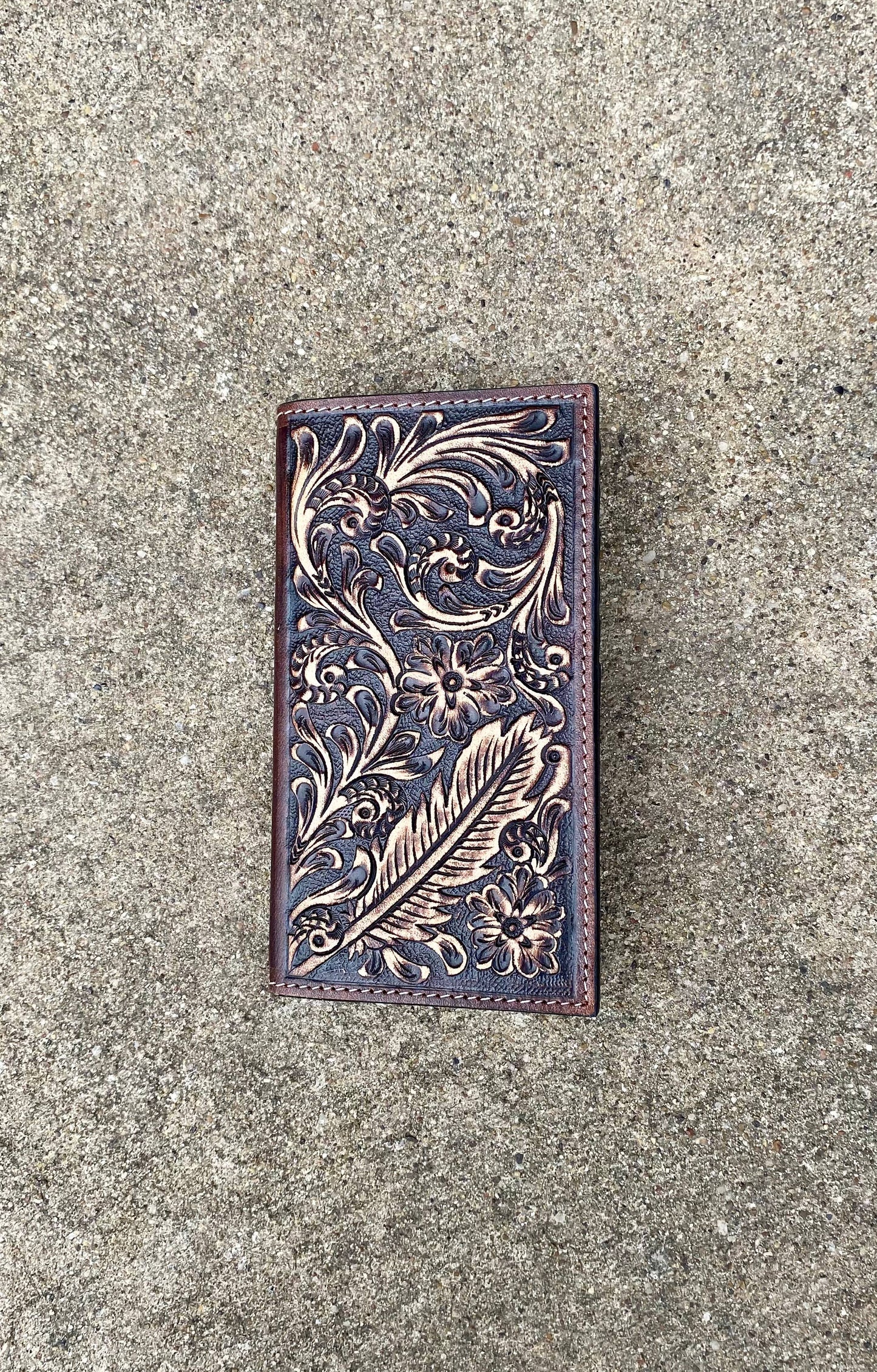 Harvey's Tooled Mens Wallet