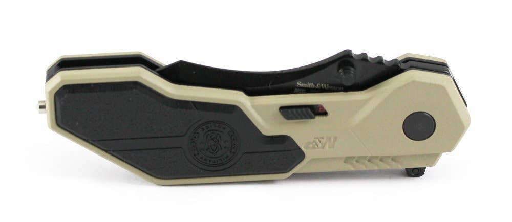 Smith & Wesson Military Police Knife Serrated 3" Stainless Steel Blade #SWMP1BSD