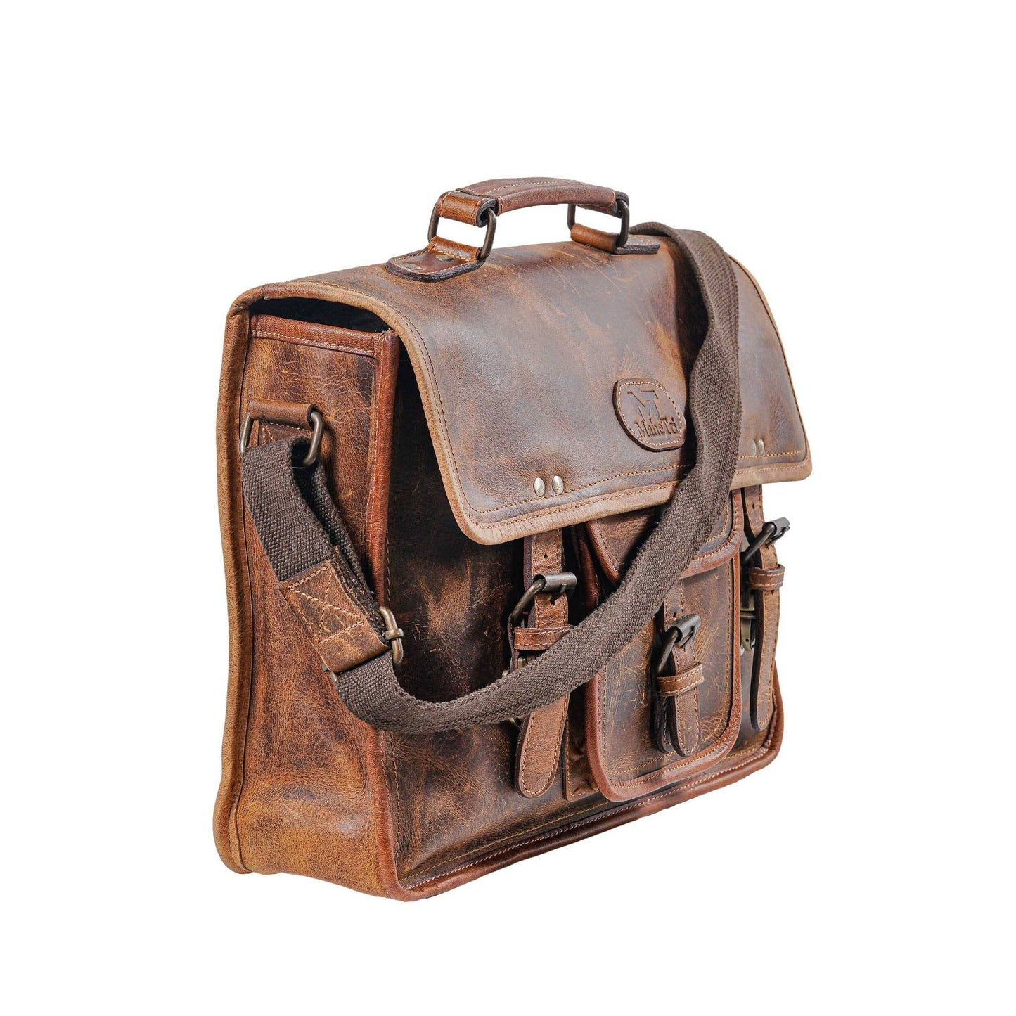 Buffalo Leather Briefcase/ Laptop Bag