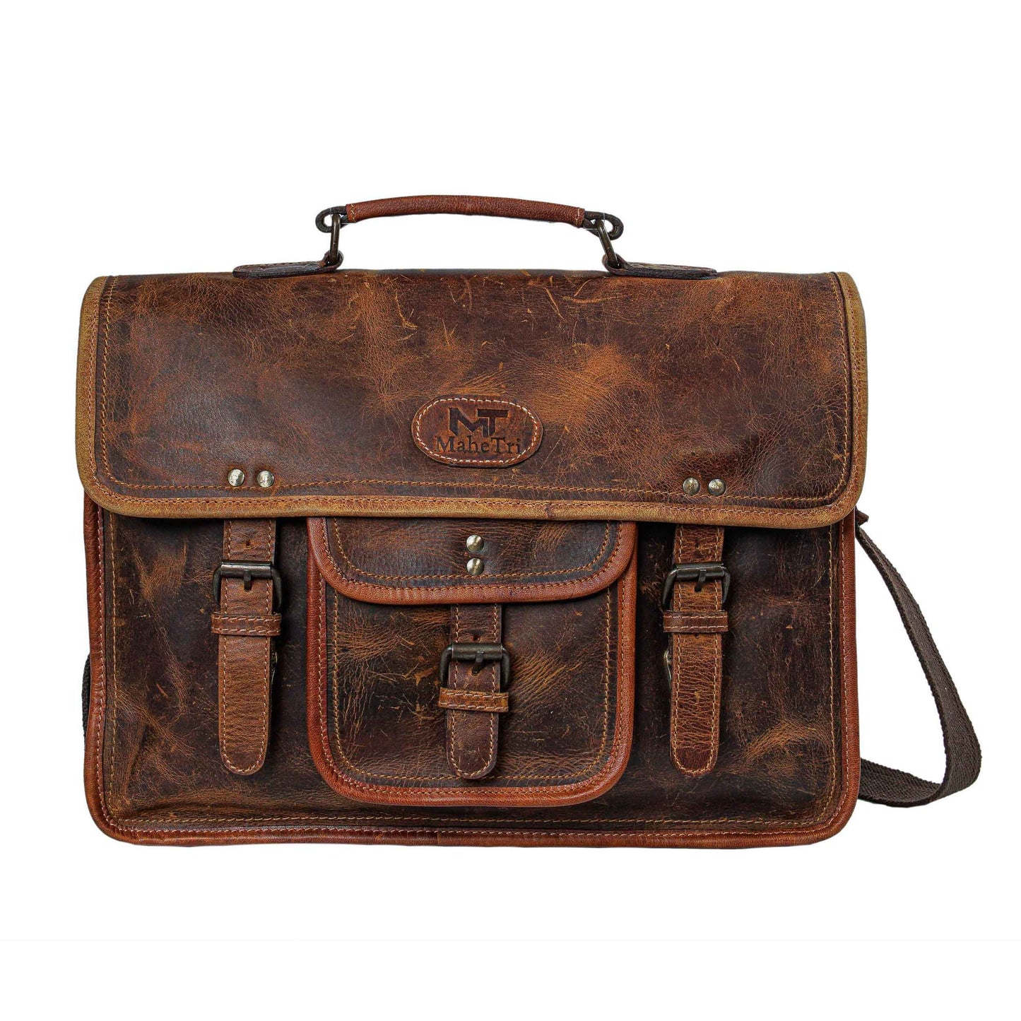 Buffalo Leather Briefcase/ Laptop Bag