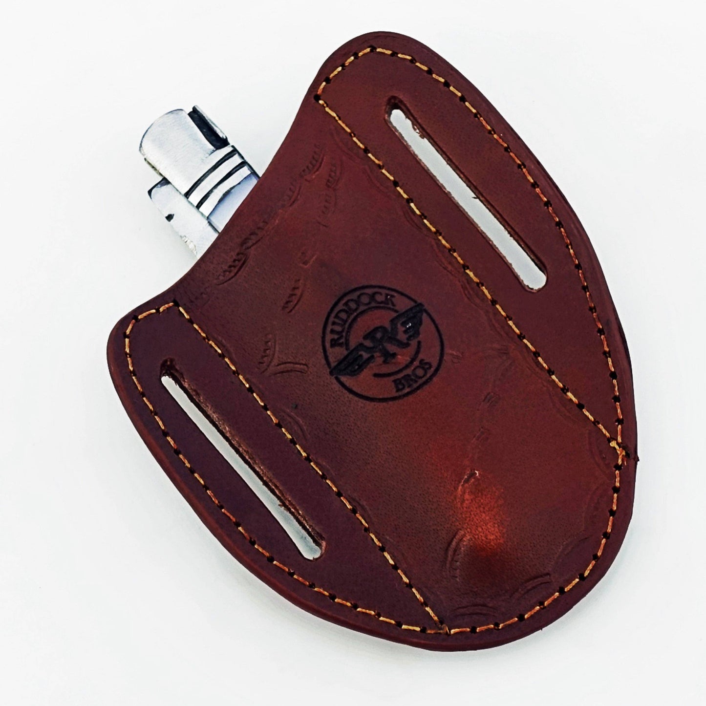 Ruddock Bros - The Blue White Monsignor Folding Knife - Damascus Steel