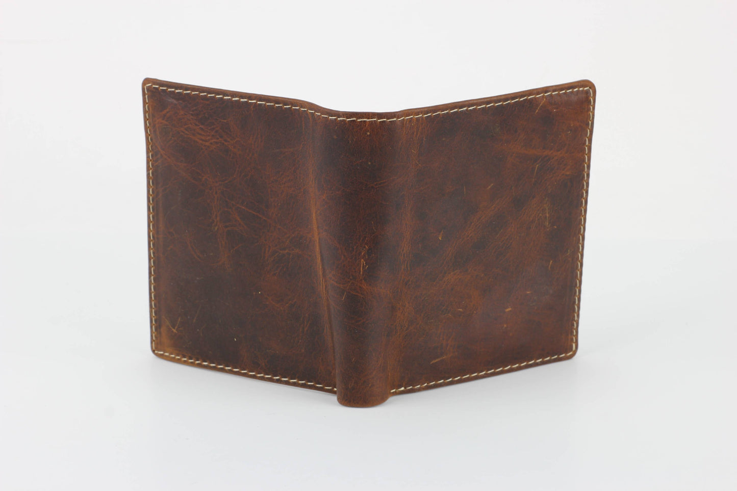 RFID Hunter leather men's euro hipster wallet style #8015