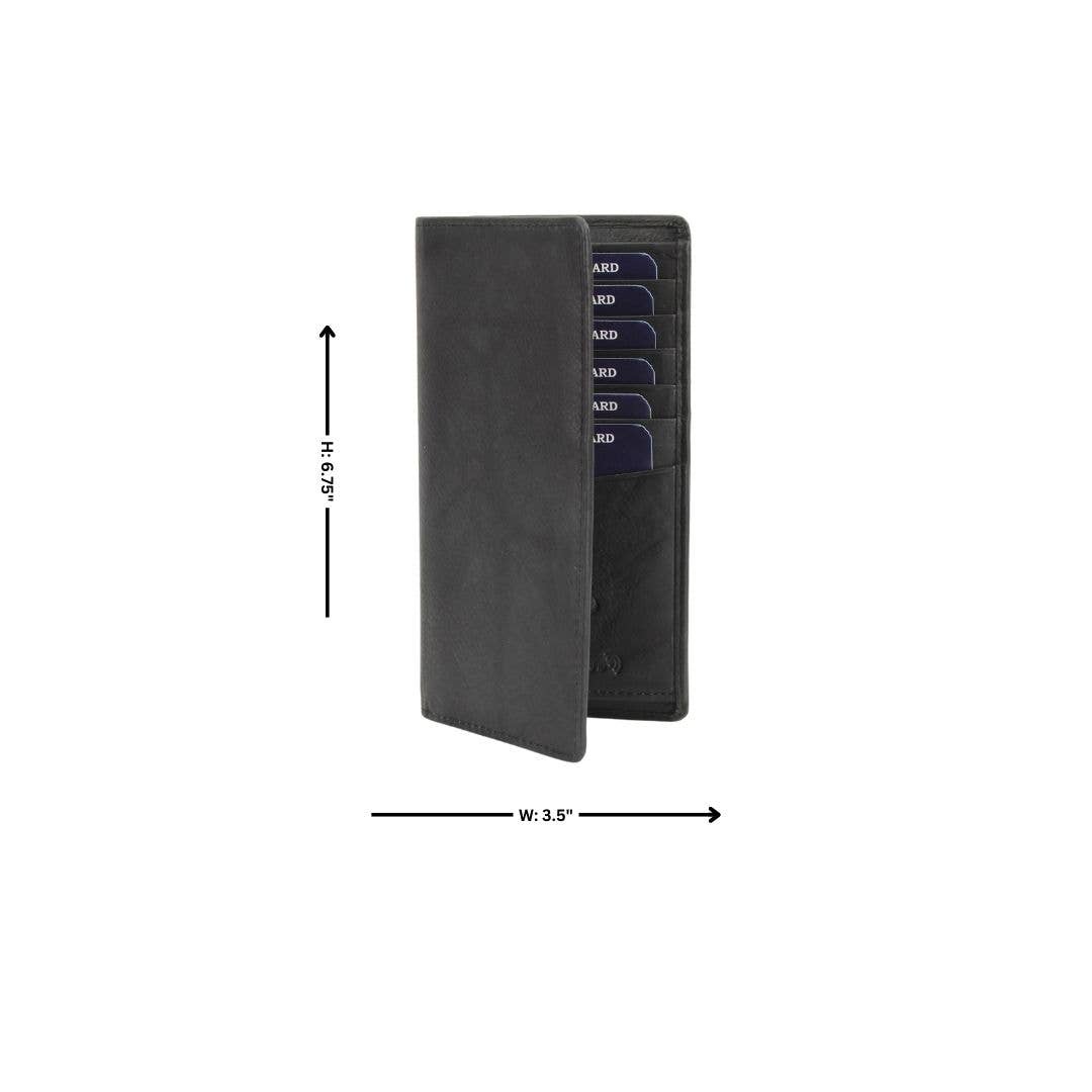 American Bison Oil Pull Up Rodeo Bifold Wallet 15727