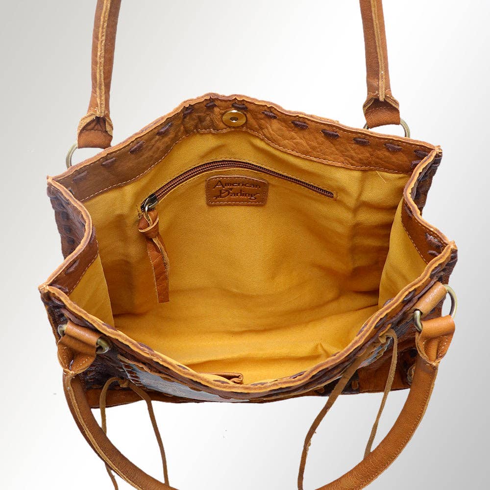 ADBGM248R23 Tote Genuine Western Leather Women Bag
