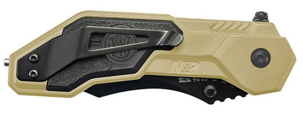 Smith & Wesson Military Police Knife Serrated 3" Stainless Steel Blade #SWMP1BSD