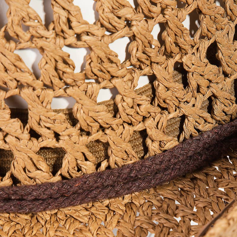 Straw Braided Cowboy Hat