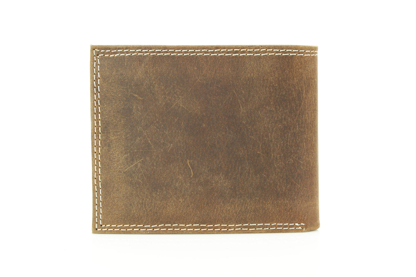 Men’s Bi-Fold Wallet with Embossed Bison Skull ABMW 25-2002
