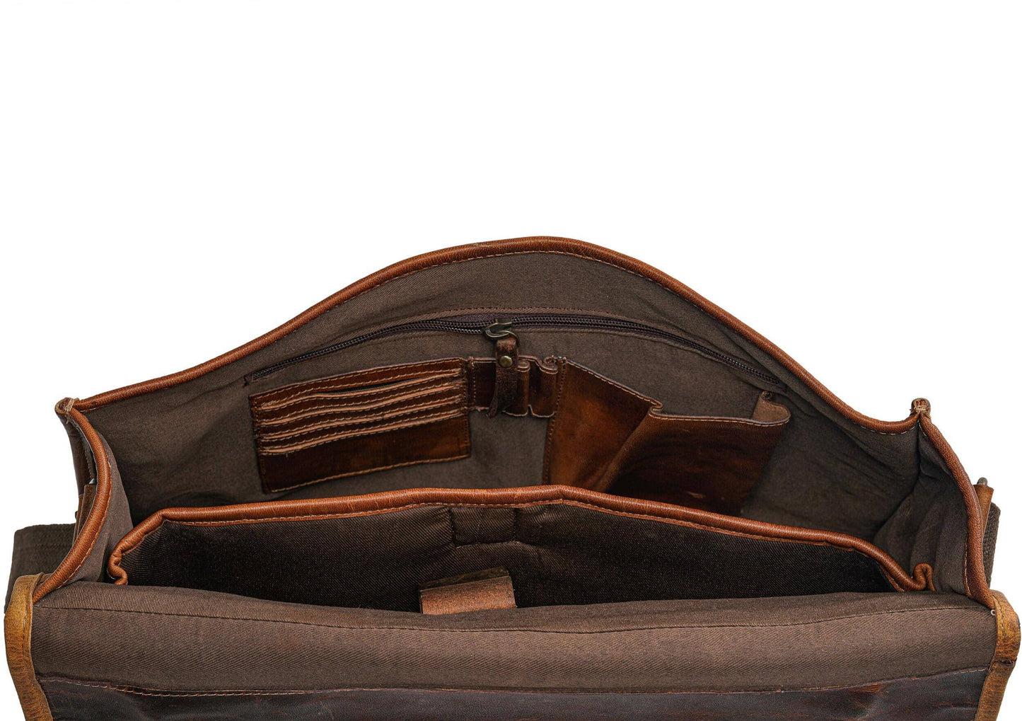 Buffalo Leather Briefcase/ Laptop Bag