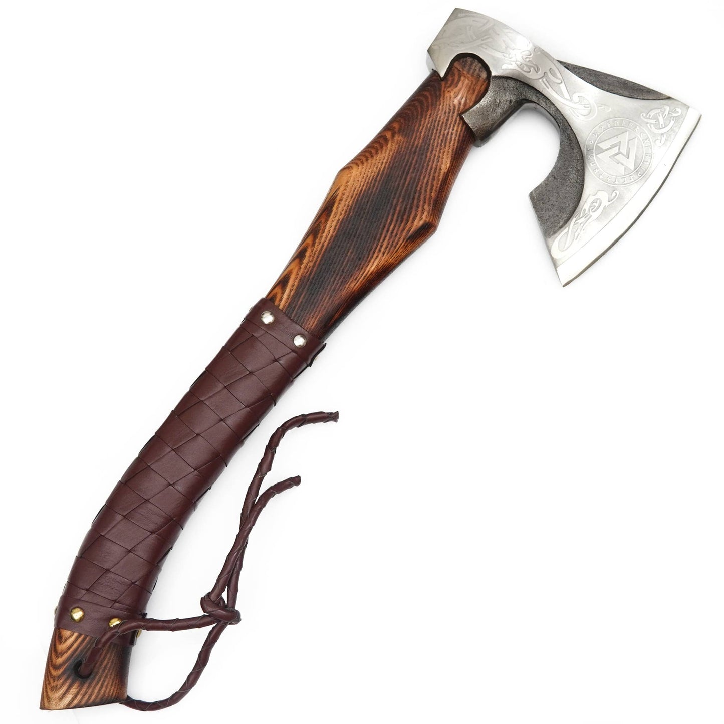 Handmade Beautiful Axe with Leather Cover