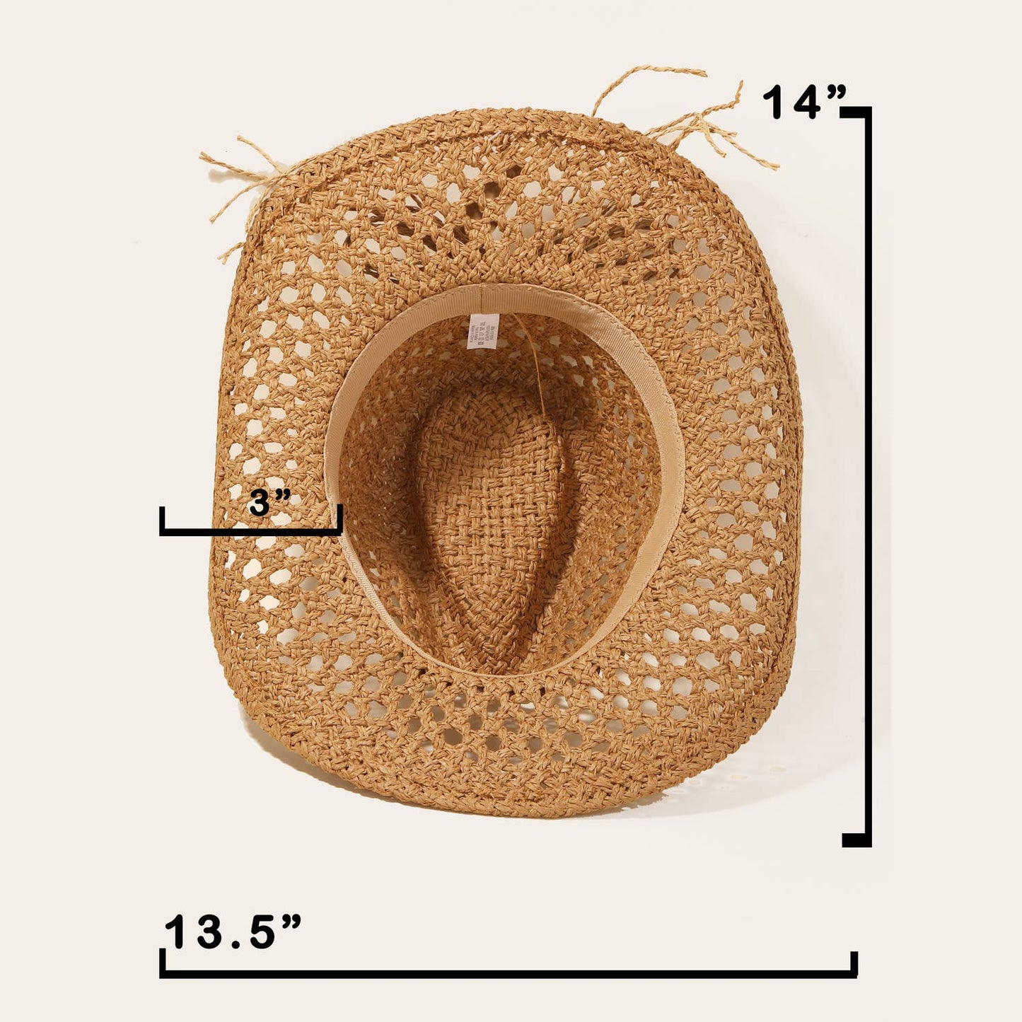 Cowrie Shell Beaded String Straw Hat