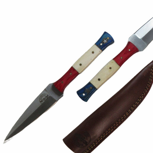 Ruddock Bros - Lone Star Letter Opener - 4" Fixed Blade - Stainless Steel