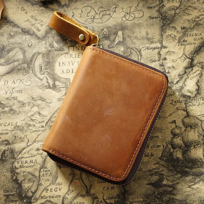 Credit Card Holder for Men Women, Geniune Leather Wallet