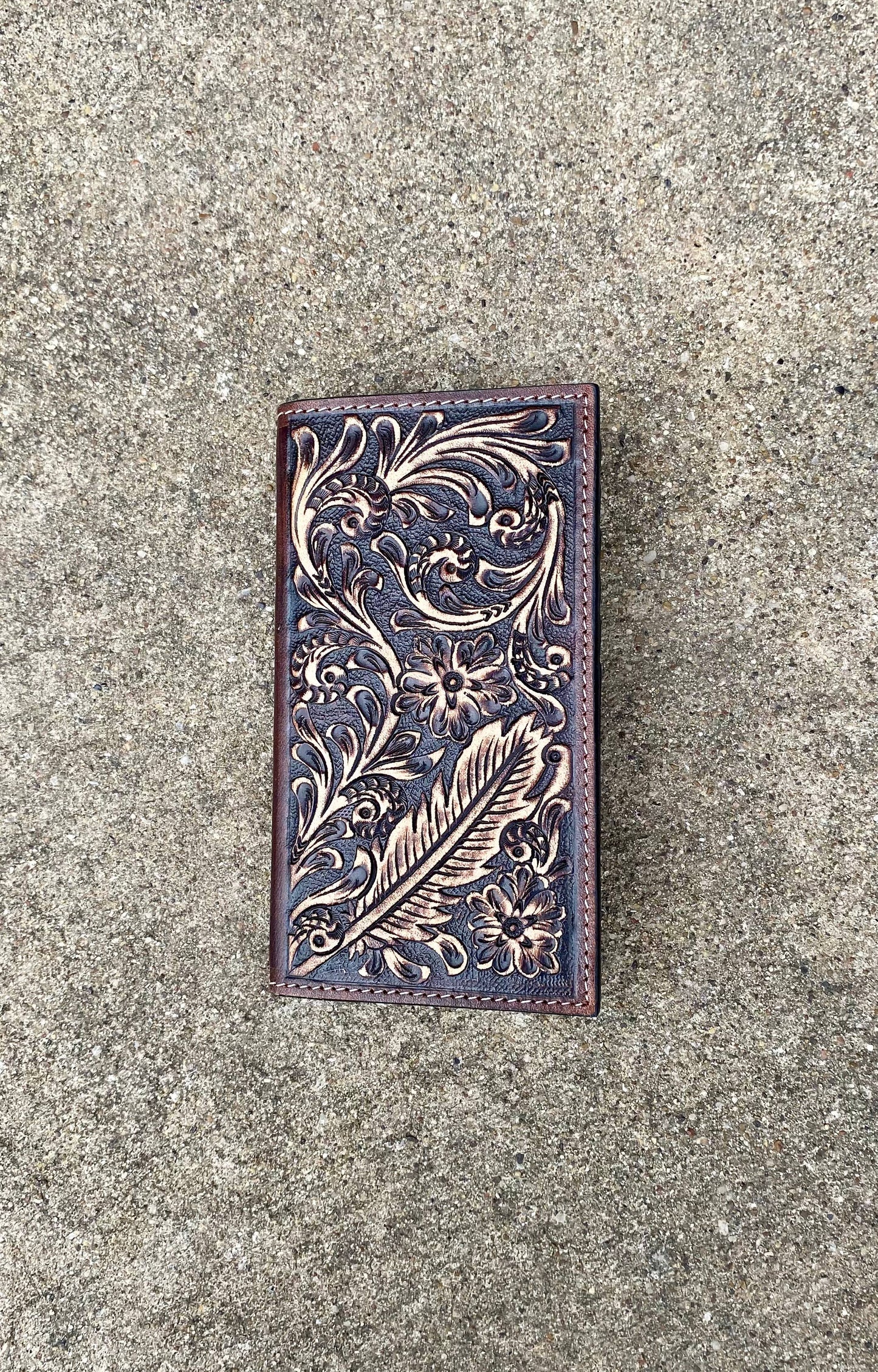 Harvey's Tooled Mens Wallet  