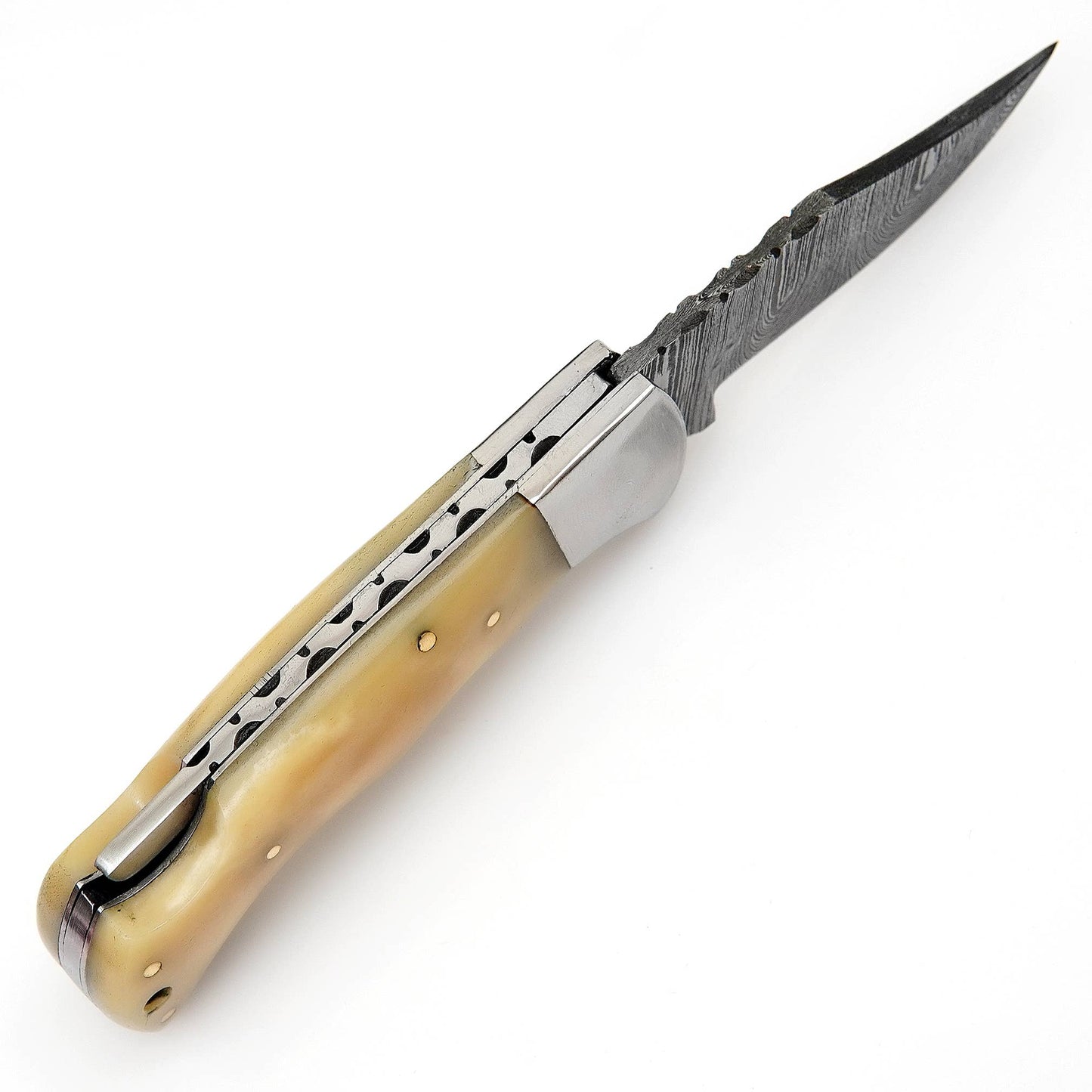 Beautiful Folding and Pocket Knife with Premium Leather case