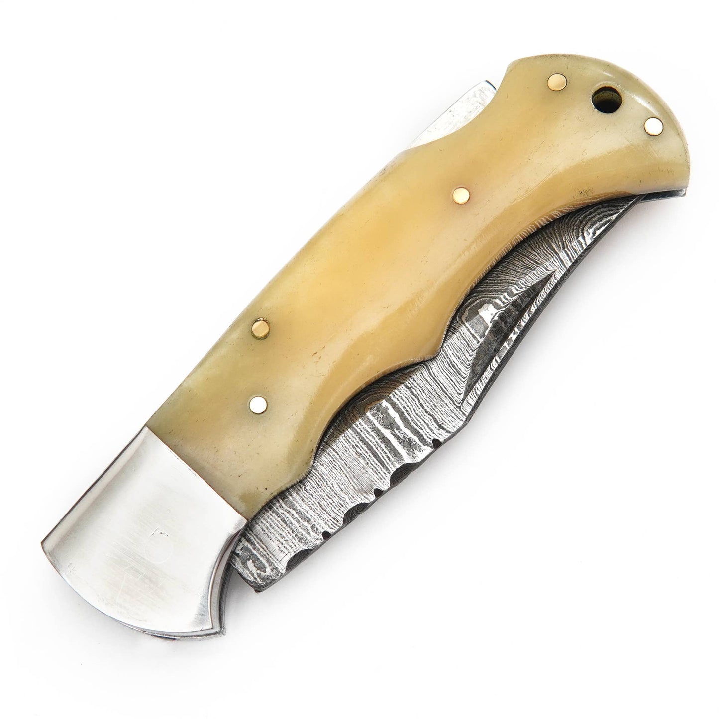 Beautiful Folding and Pocket Knife with Premium Leather case