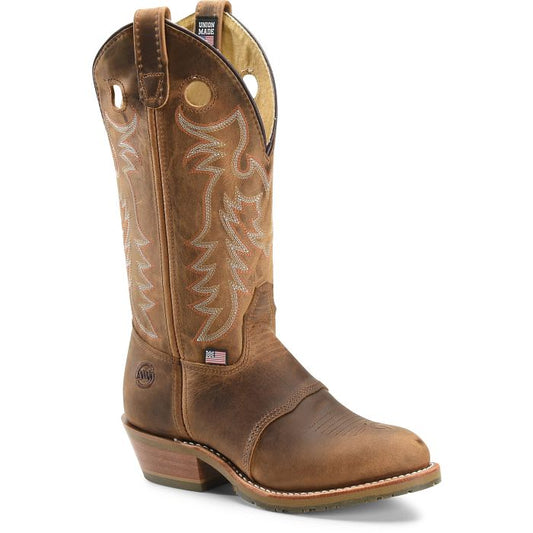 DOUBLE H DH5159 Daniella Womens Domestic Round Toe ICE Buckaroo Boot