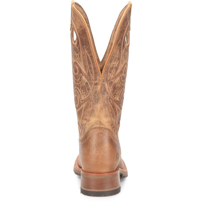 DOUBLE H DH7035 Kenna Womens Domestic Wide Square Toe Roper Western Boot