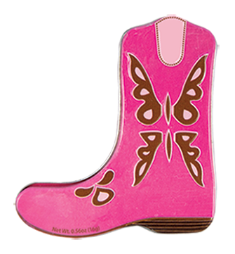 Cowboy Boot Shaped Mint Tins