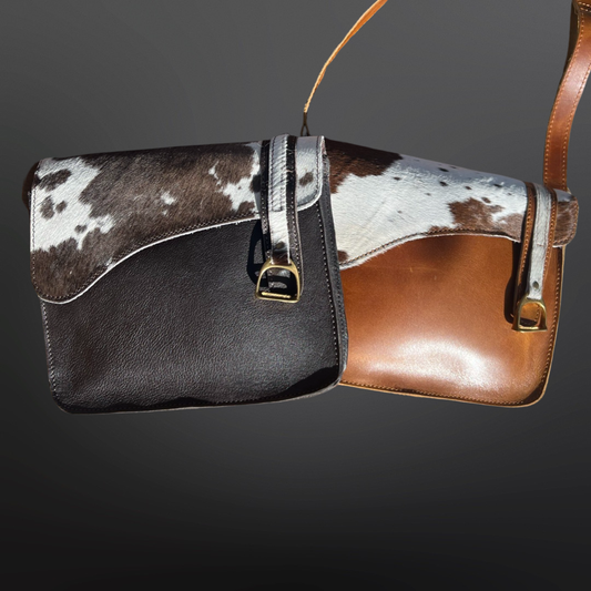 Equestrian English Saddle Crossbody Handbag Purse