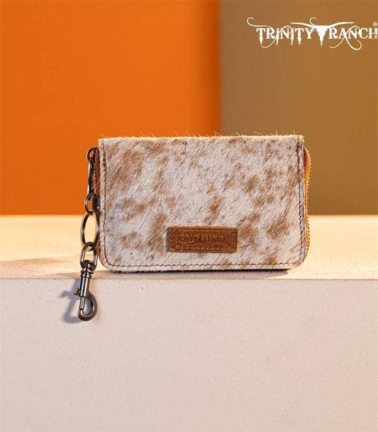 Trinity Ranch Cowhide Mini Wallet