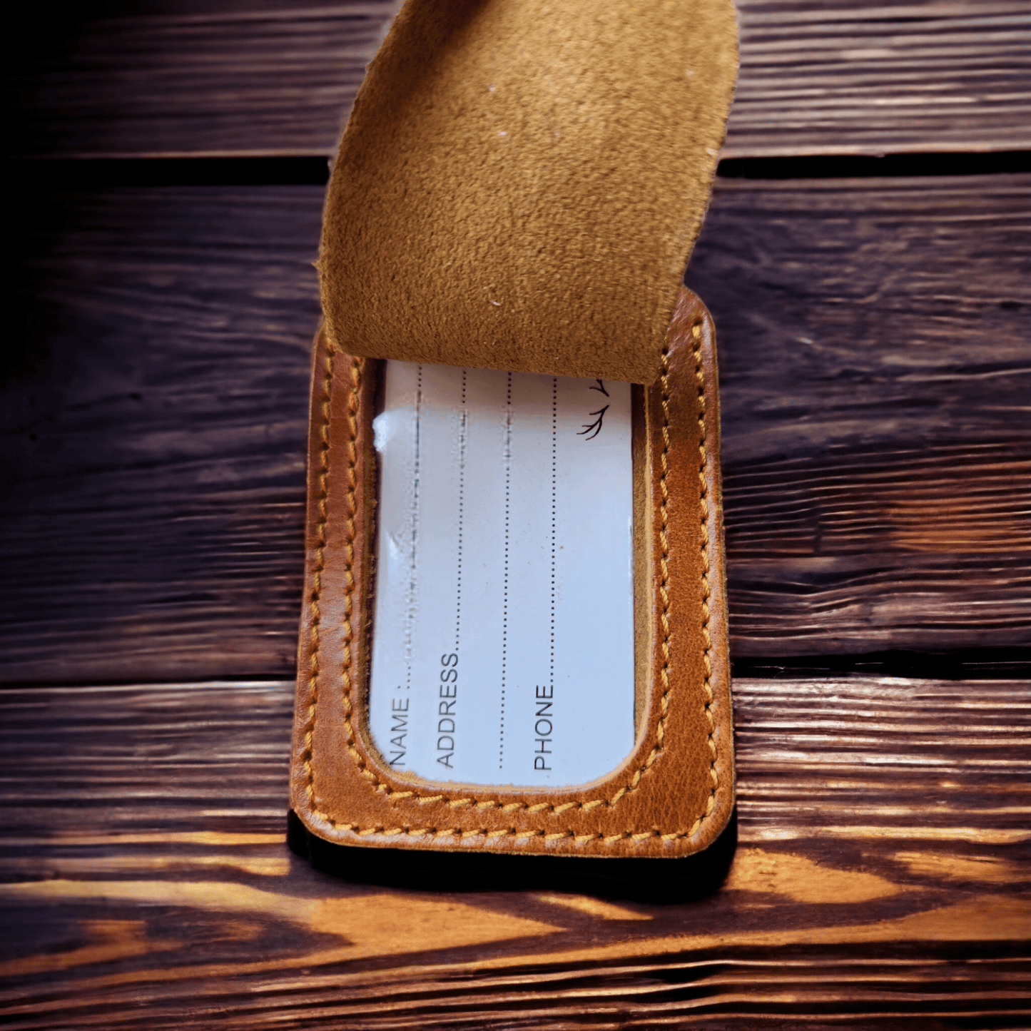 Leather Luggage Tag