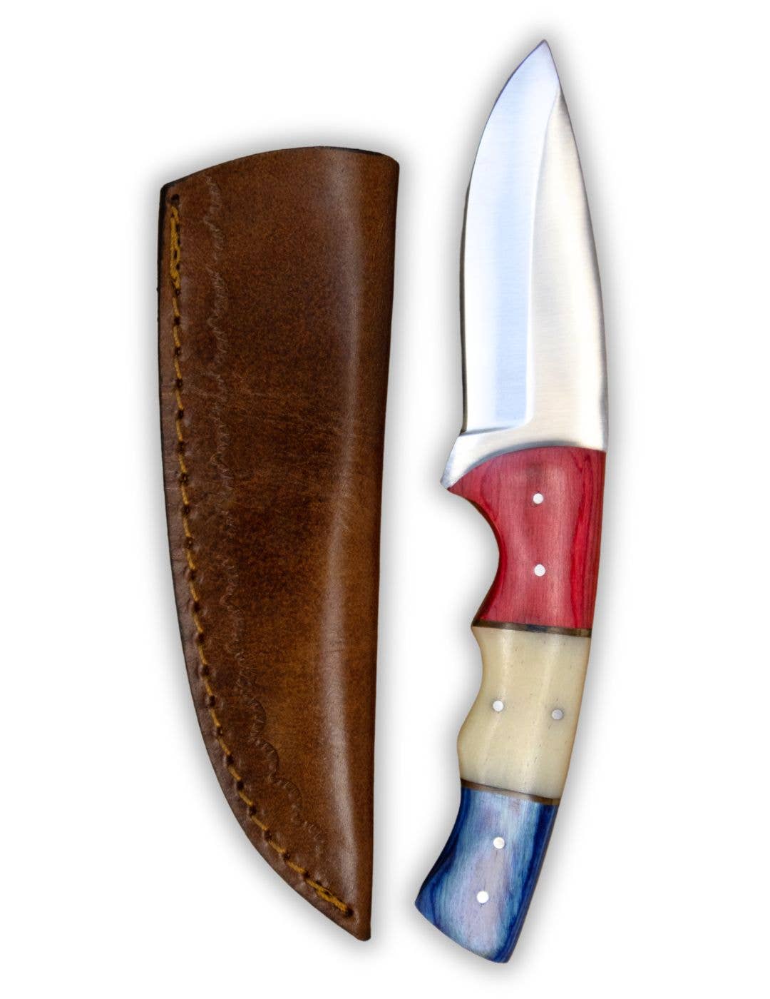 Red, White & Blue Skinner Knife