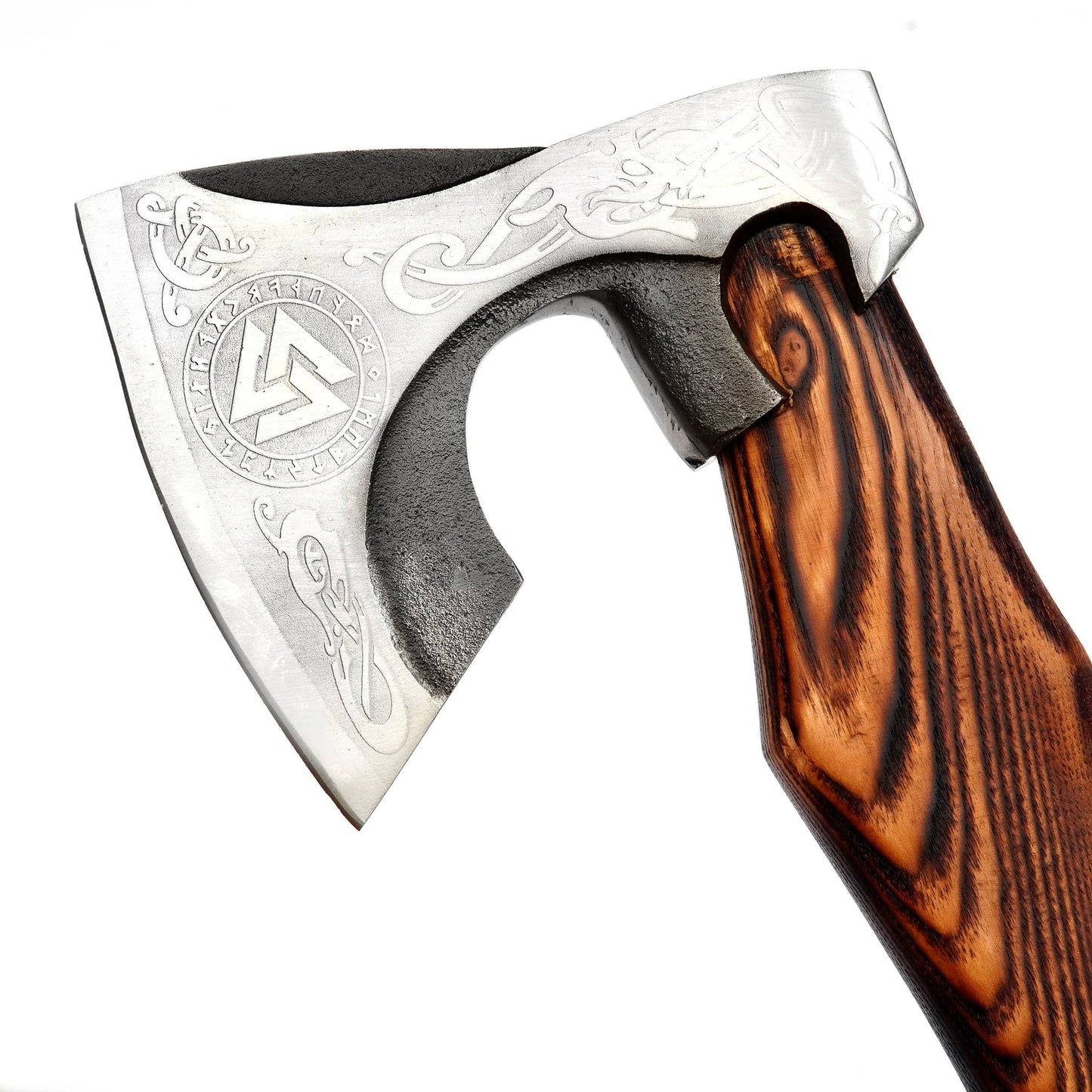 Handmade Beautiful Axe with Leather Cover