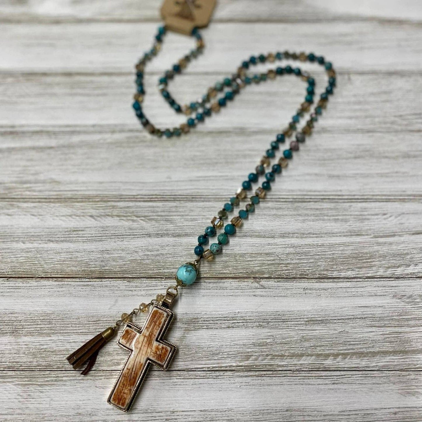 Gypsy Cross Pendant Necklace