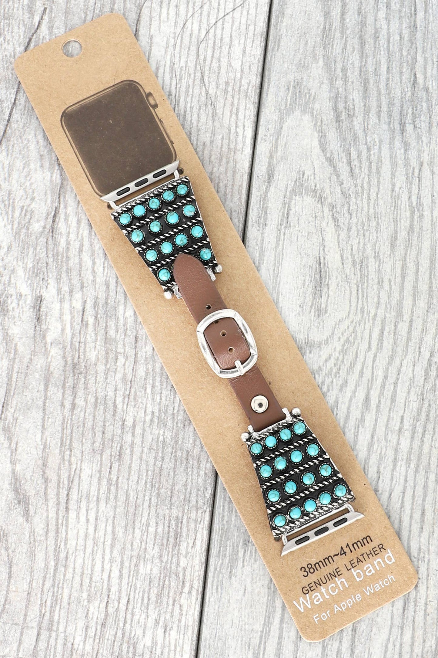 Western Trapezoid Concho Apple Watch Band