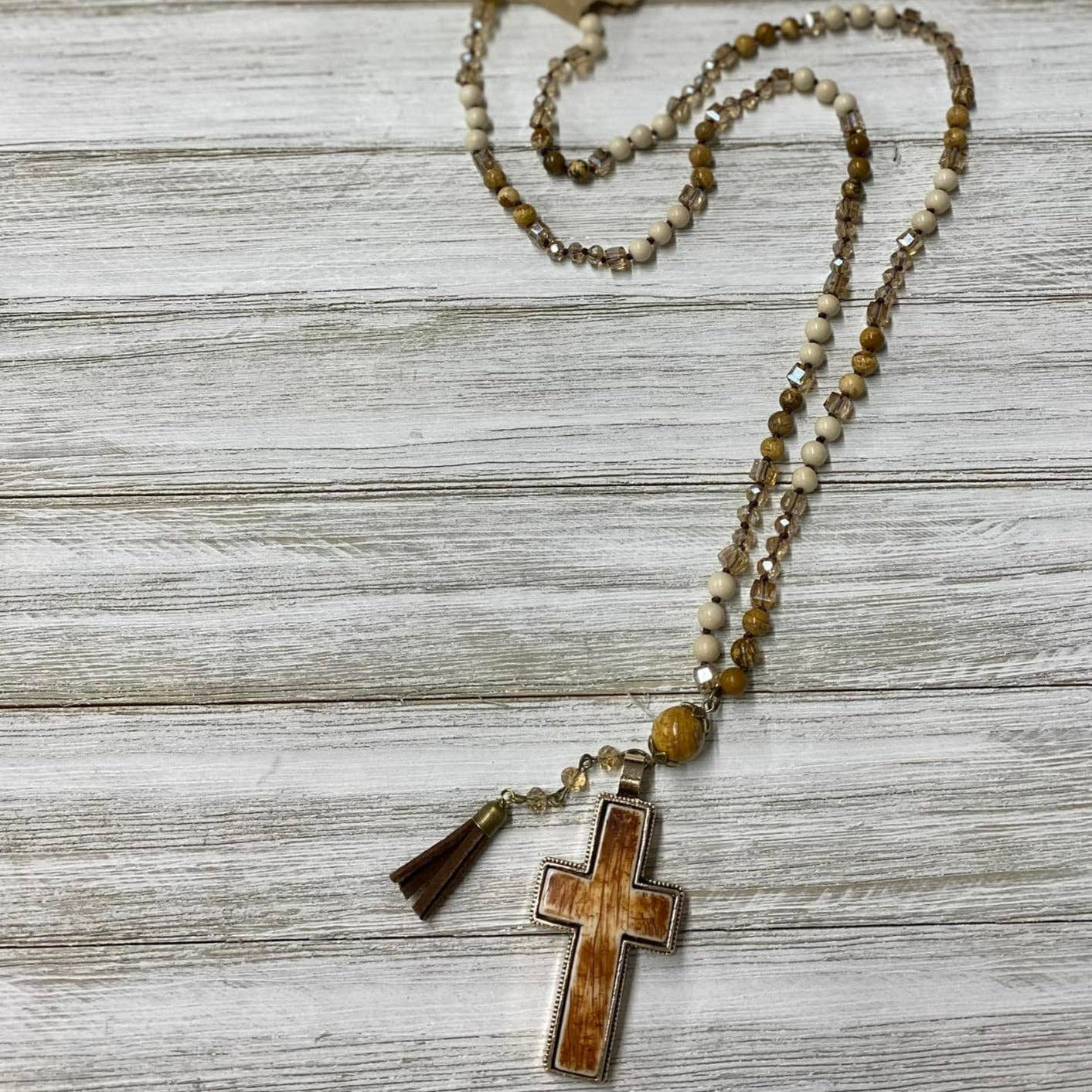 Gypsy Cross Pendant Necklace