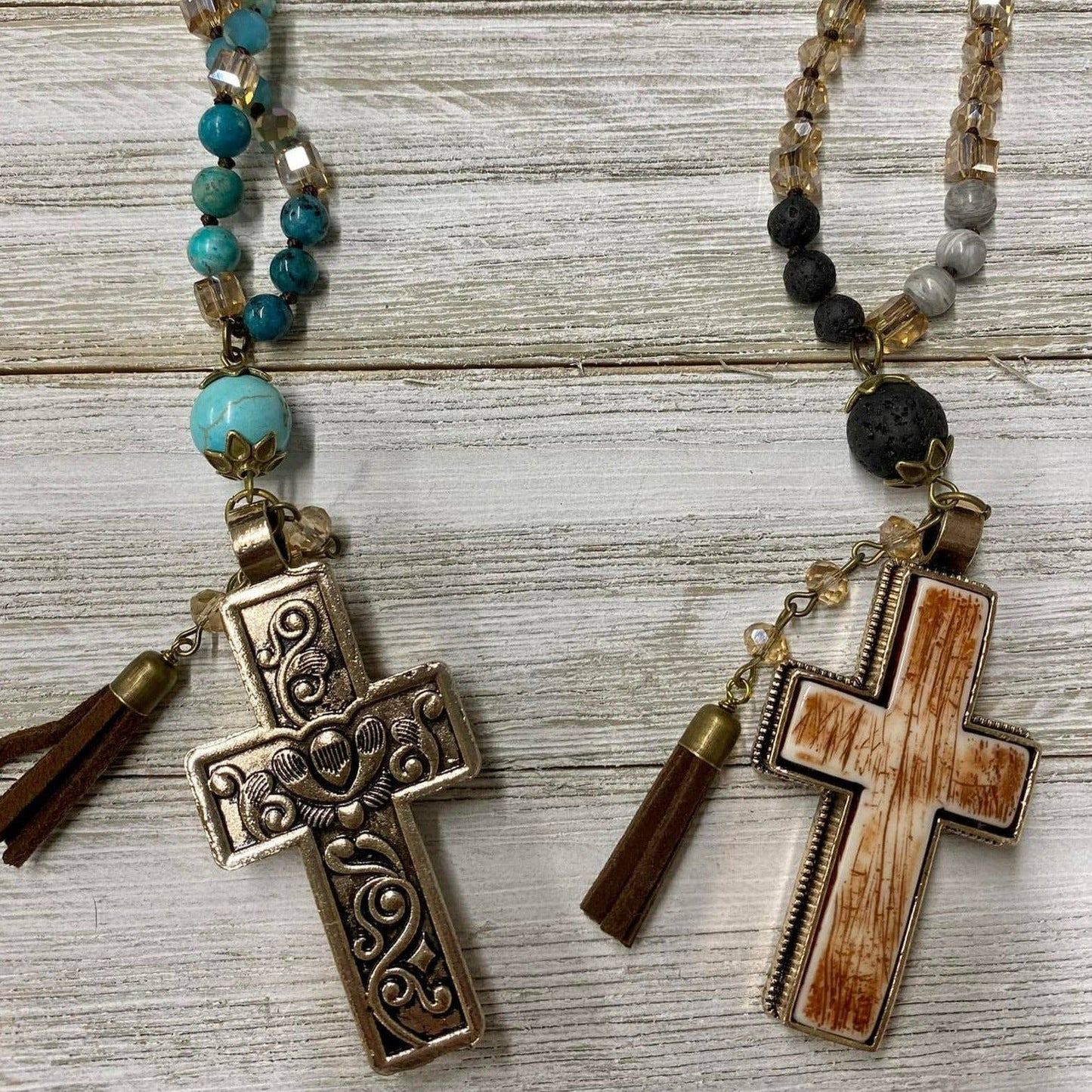 Gypsy Cross Pendant Necklace