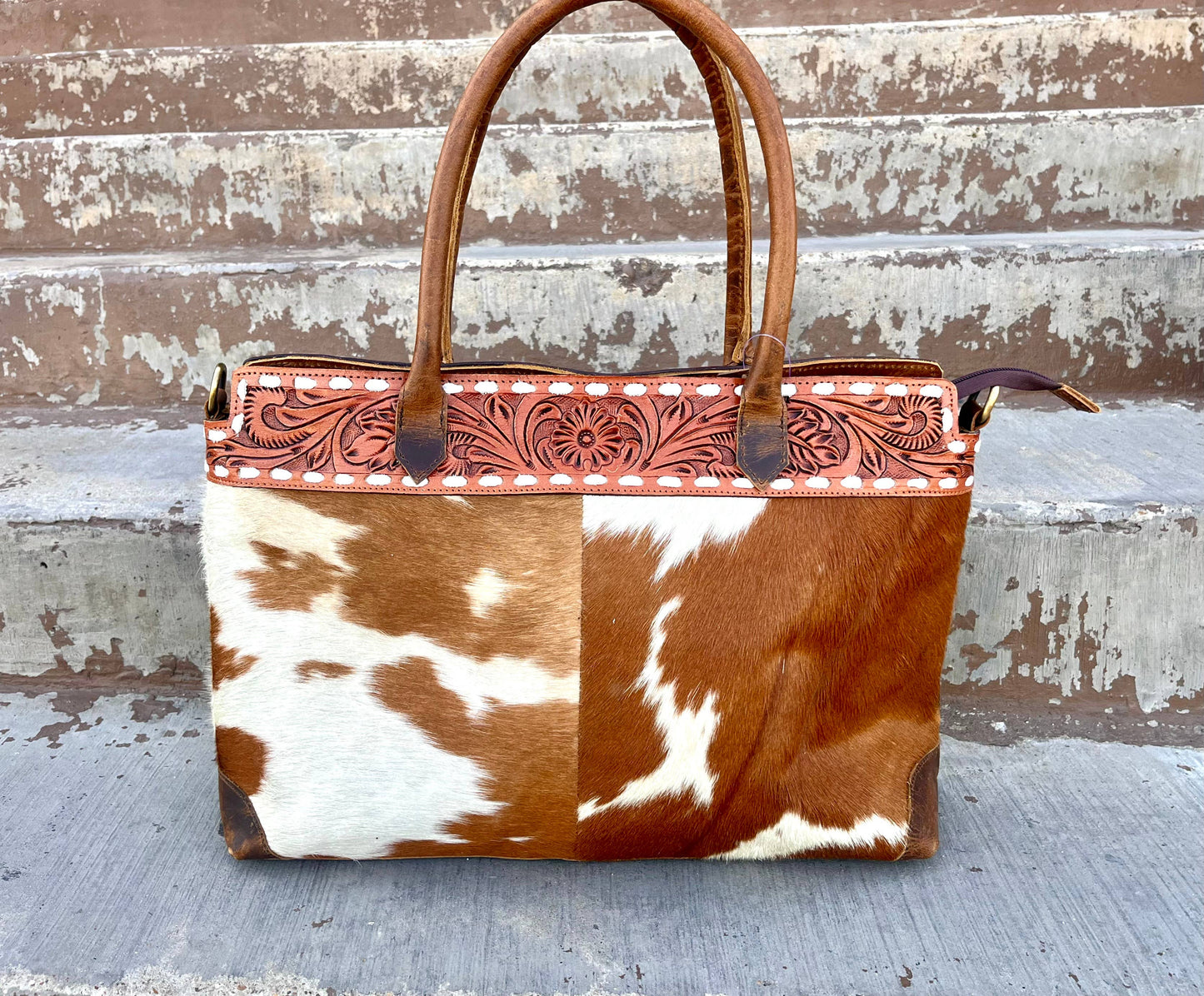 Charlotte Cowhide Purse